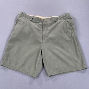 Tommy Bahama Shorts Mens 40 Green Chino Tencel Lyocell Casual Golf Flat Front